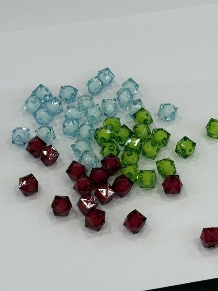 خرز مربع محشي لولو 10mm