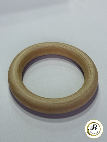حلقات خشب مكرمية